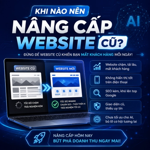Nên Nâng Cấp Website Cũ Hay Thiết Kế Lại Toàn Bộ Từ Đầu?