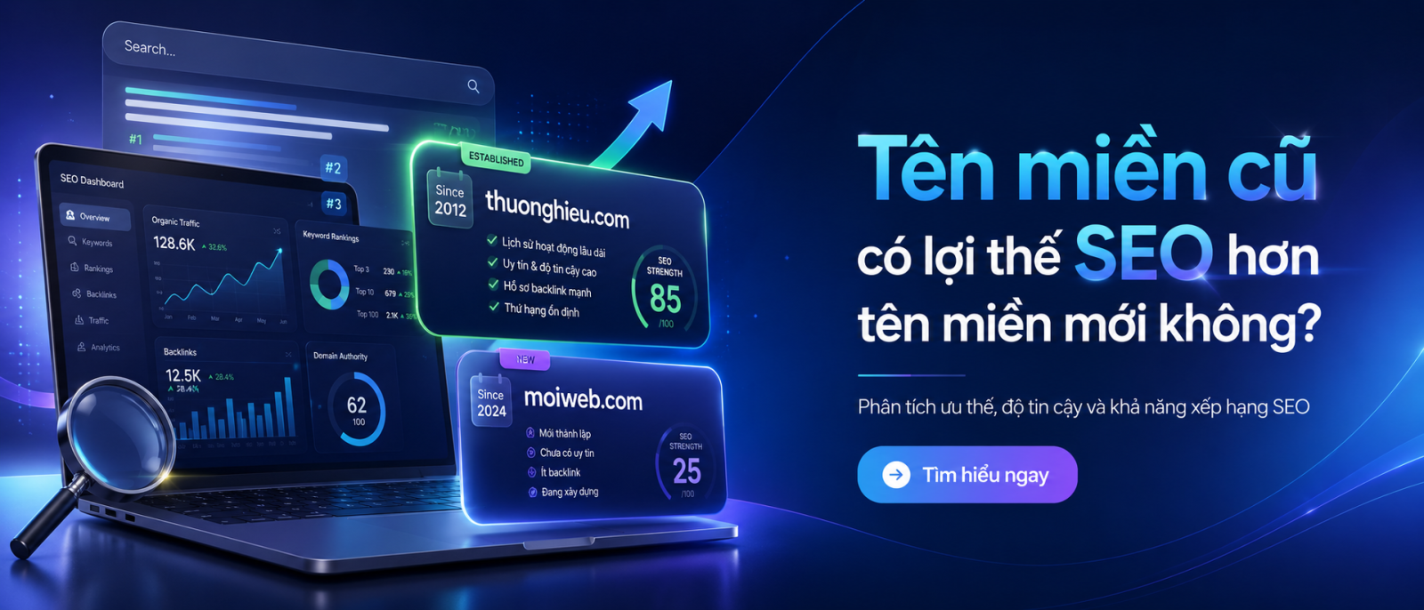 Tên miền cũ có lợi thế SEO hơn tên miền mới không?